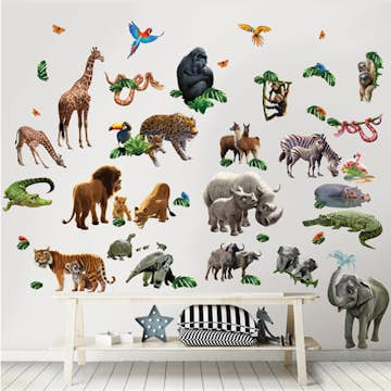 Väggdekor Walltastic Äventyr I Djungeln
