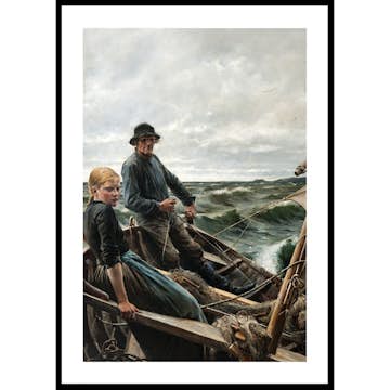 Poster Gallerix At Sea By Albert Edelfelt