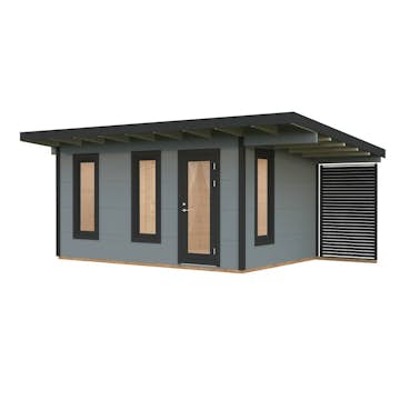 Trädgårdshus Palmako Grace 13,4+4,1 m2