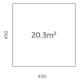 Träbalksgrund Palmako 4,5x4,5 m (inkl. LogFoot)
