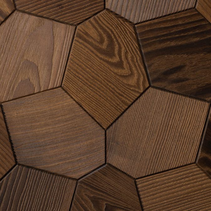Väggpanel Emotionwood Hexagon