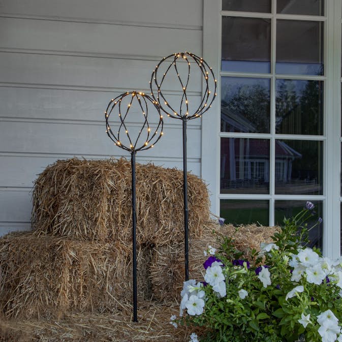 Utomhusdekoration Star Trading Sphere Klot 2st LV