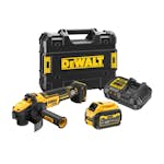 Vinkelslip DeWalt DCG409VST1 125mm Variabel P&P 1x6 Ah