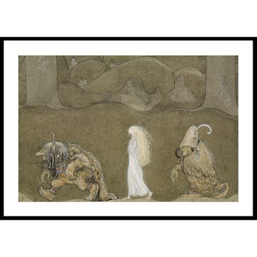 Poster Gallerix The Princess And The Troll By John Bauer