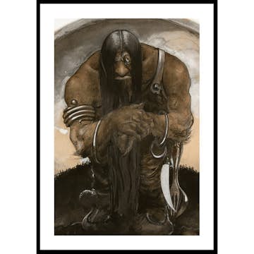 Poster Gallerix Ett gammalt bergtroll By John Bauer
