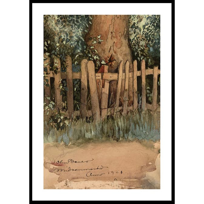 Poster Gallerix Midsommartid By John Bauer