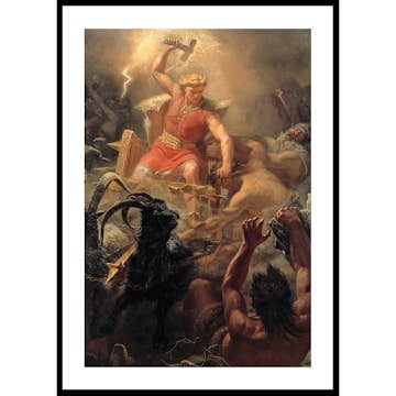 Poster Gallerix Tors Strid med Jättarna By Marten Eskil Winge