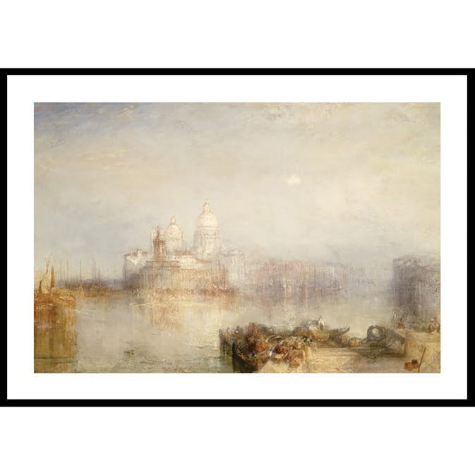 Poster Gallerix Dogana and Santa Maria By William Turner