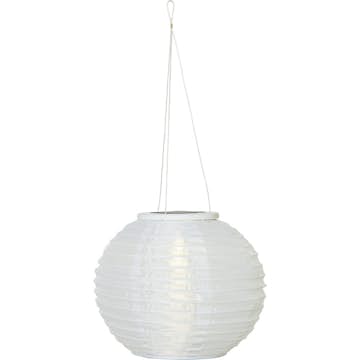 Solcellsdekoration Star Trading Festival 25 cm Vit