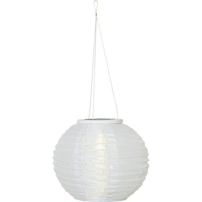 Solcellsdekoration Star Trading Festival 25 cm Vit