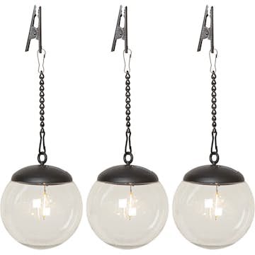 Solcellsdekoration Star Trading 3p Solc Dek GlobeHäng