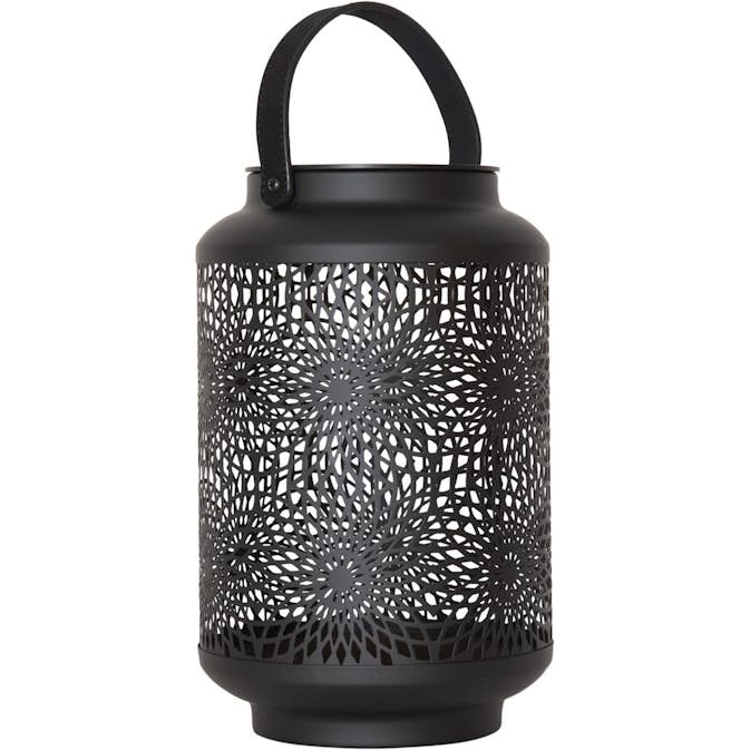 Solcellsdekoration Star Trading Mandala Svart