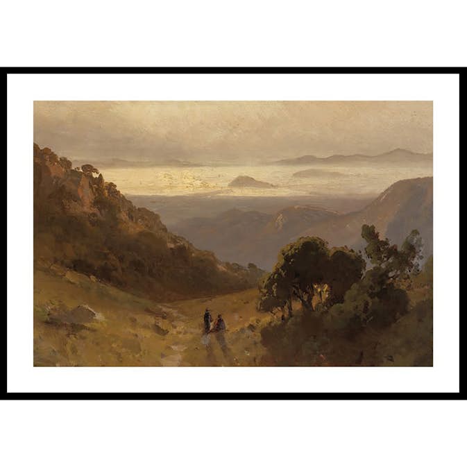 Poster Gallerix The Golden Gate By William Keith