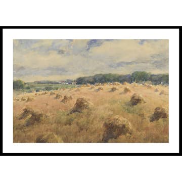 Poster Gallerix Maryland Wheat Fields By William Henry Holmes
