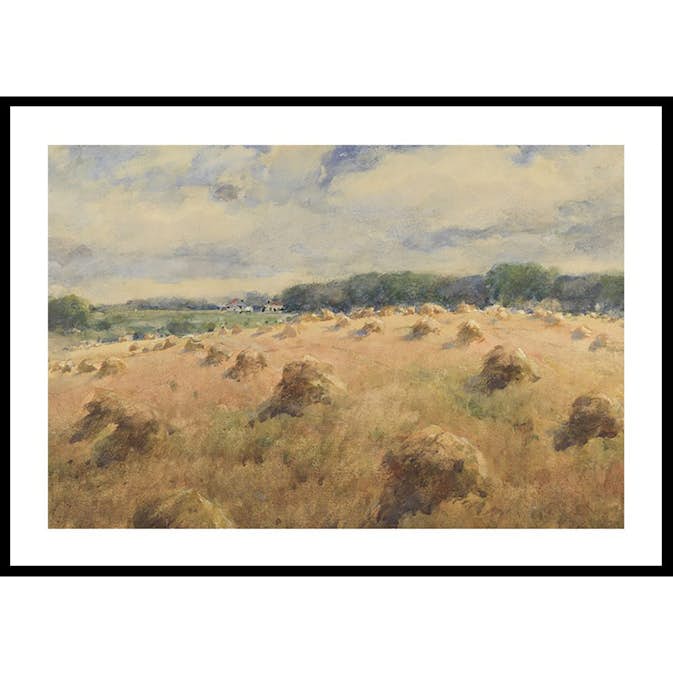 Poster Gallerix Maryland Wheat Fields By William Henry Holmes
