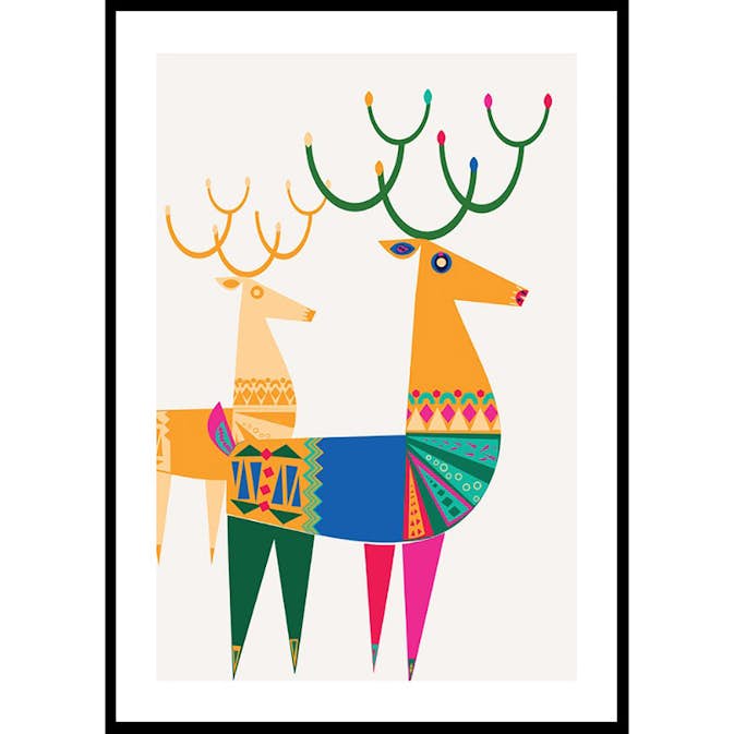 Poster Gallerix Picasso Christmas Deers