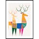 Poster Gallerix Picasso Christmas Deers