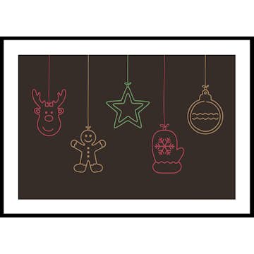 Poster Gallerix Kids Christmas Decorations