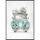Poster Gallerix Christmas Beetle Car