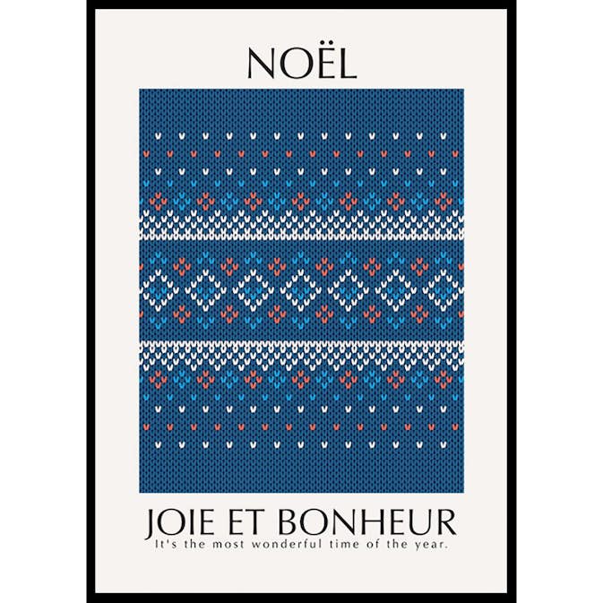 Poster Gallerix Noel Blue No1