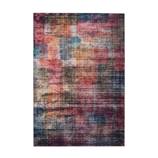 Flatvävd matta D-sign Wentgrave Lyt Flerfärgad