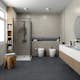 Klinker Arredo Luna Svart 30x60 cm
