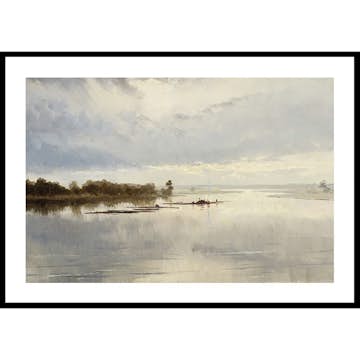Poster Gallerix River Landscape By Ferdynand Ruszczyc