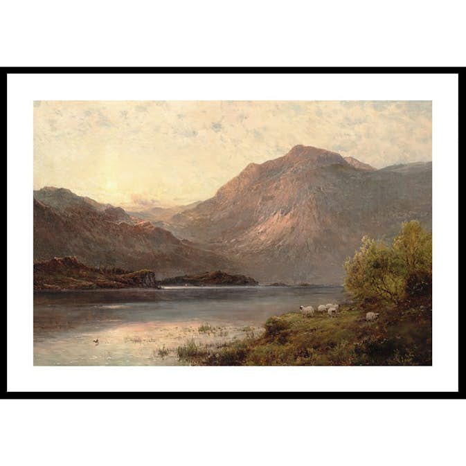 Poster Gallerix The Islands Of Loch Maree By Alfred De Bréanski