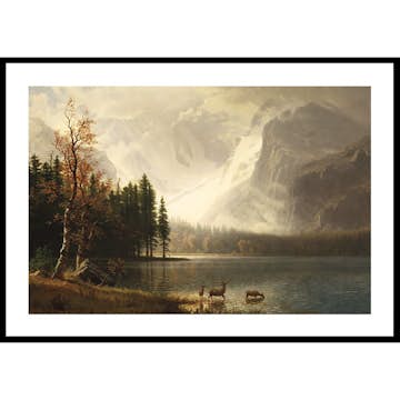 Poster Gallerix Estes Park Colorado Whyte's Lake By Albert Bierstadt