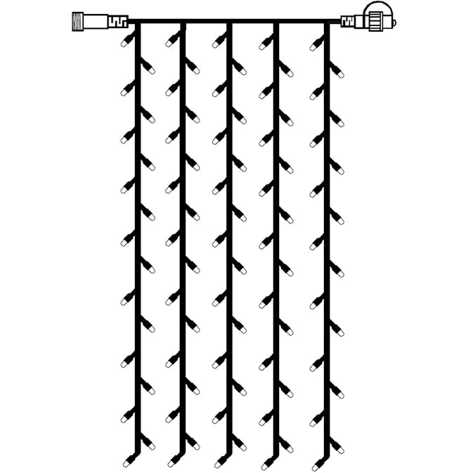 Ljusgardin Star Trading Extra System Decor 100L