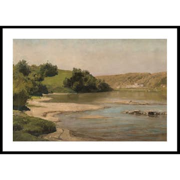 Poster Gallerix Oka River By Vasily Polenov