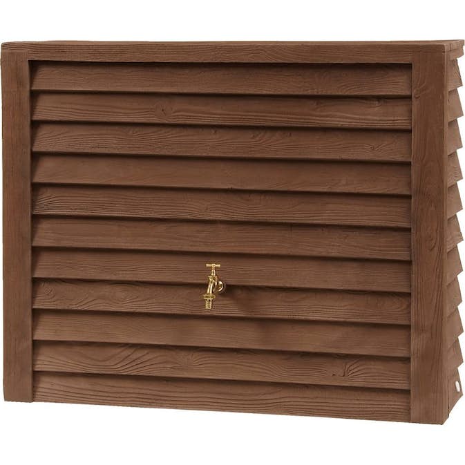 Regnvattentunna Garantia Woody 350 L Mörkbrun