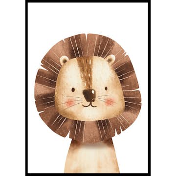 Poster Gallerix Lion Portrait
