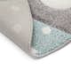 Barnmatta KM Carpets Atlas Star Turkos Rund 120