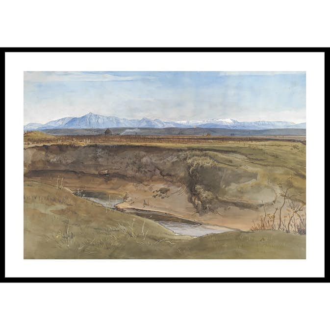 Poster Gallerix Landscape Near Rome By August Leopold Venus