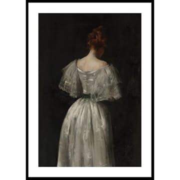 Poster Gallerix Seventeenth Century Lady By William Merritt Chase