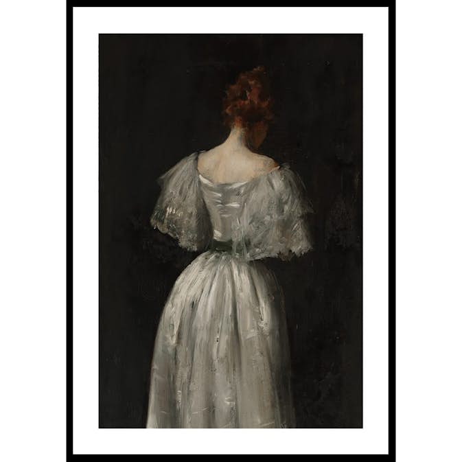 Poster Gallerix Seventeenth Century Lady By William Merritt Chase