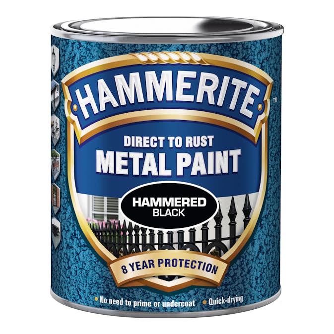 Rostskyddsfärg Hammerite Hammarlack Svart 2,5L