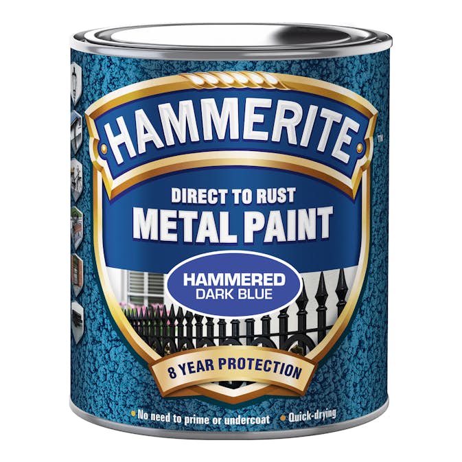 Rostskyddsfärg Hammerite Hammarlack Mörkblå 250ml