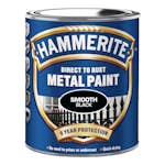 Rostskyddsfärg Hammerite Slätlack Svart 2,5L