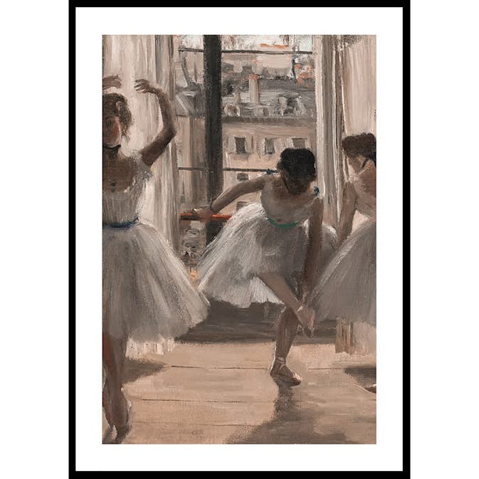 Poster Gallerix Danseuses Dans Une Salle D'exercice By Edgar Degas