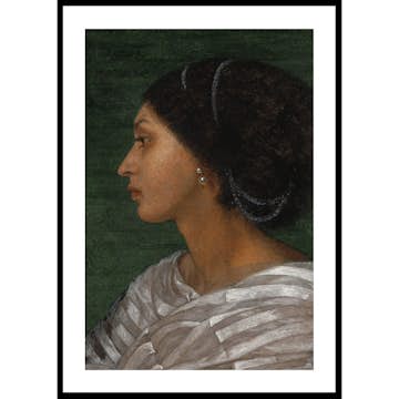 Poster Gallerix Head Of A Mulatto Woman (Mrs. Eaton) By Joanna Boyce Wells