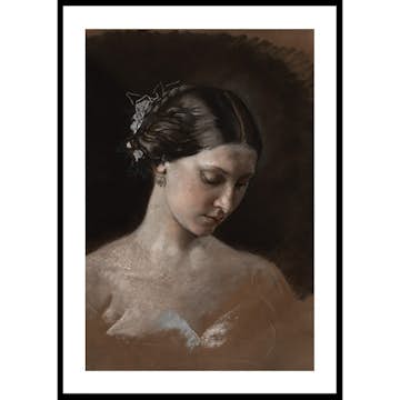 Poster Gallerix Portrait Of A Woman By Jean-Baptiste-Antoine-Emile Béranger