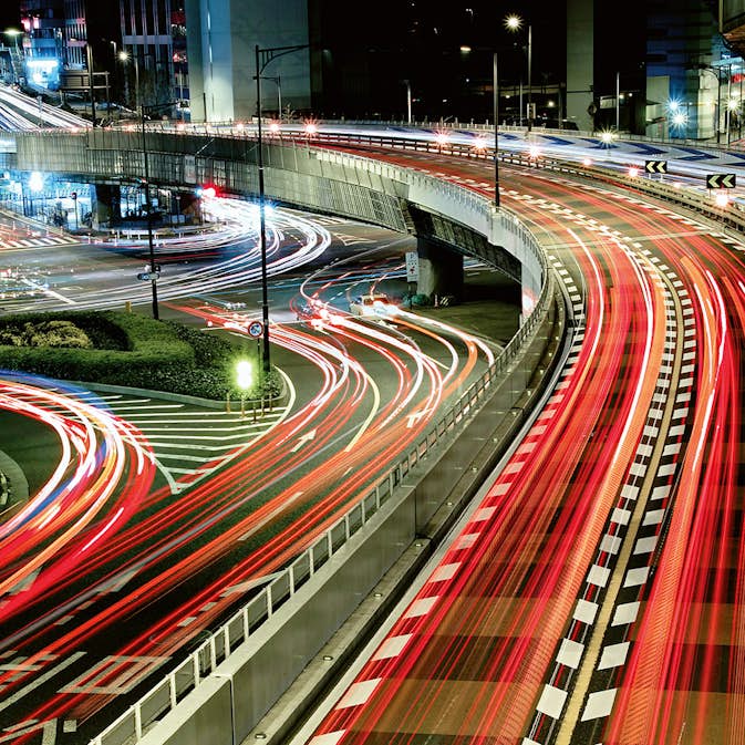 Tapet Idealdecor Urban Lightstripes