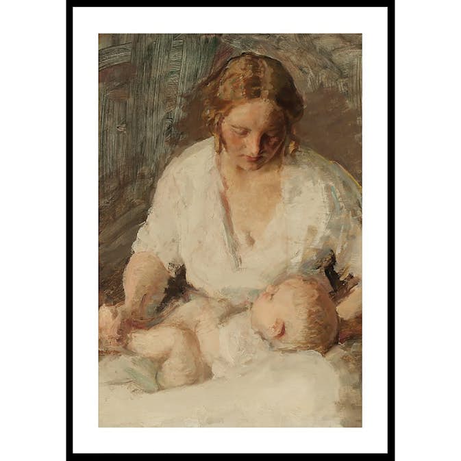 Poster Gallerix Mor Og Barn By Julius Paulsen