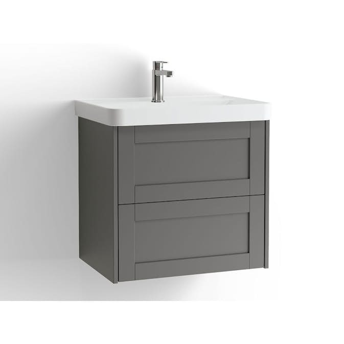 Tvättställsskåp Vedum Mezzo Frame 600 med 2 Lådor