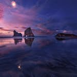 Tapet Idealdecor Bay At Sunset