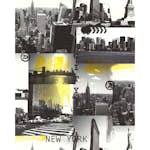 Tapet Lutéce New York City Jaune 51161502