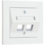 Centrumplatta Malmbergs Optima Vinkl 2-V Vit