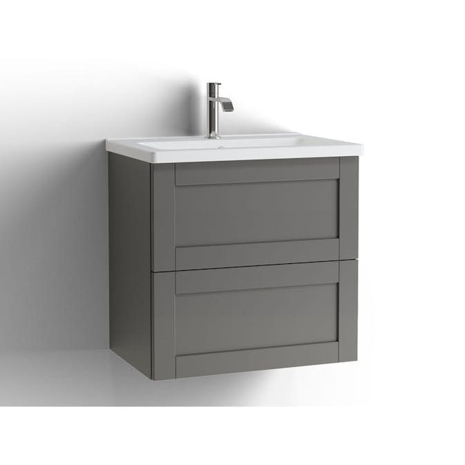 Tvättställsskåp Vedum Free 600 Compact med 2 Lådor